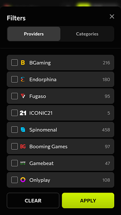 Sviluppatori di giochi per dispositivi mobili Instasino Casino