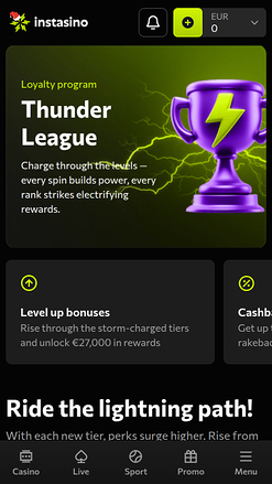 Casinò Instasino Mobile Thunder League