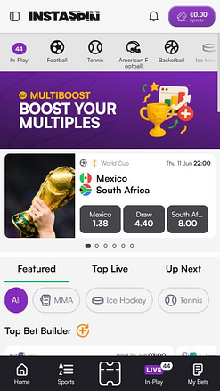 Sports Mobile de Instaspin Casino