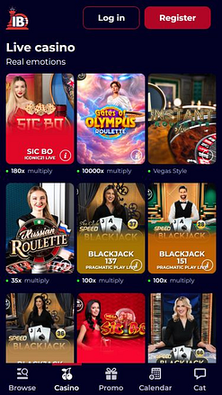 Intellectbet Casino Mobile Live Dealer