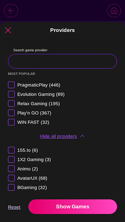 Inter Casino Mobile Game Developers