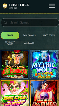 Jeux mobiles de casino Irish Luck