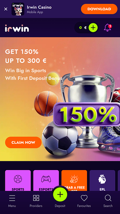 Irwin Casino Mobile Sports
