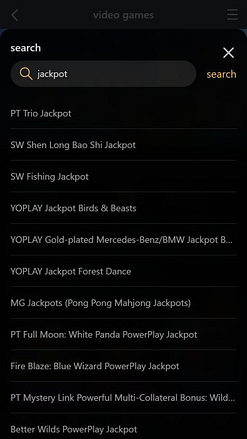 Jackpot mobile du casino J9