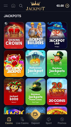 Jackpot Mobile du Casino Jack-Pot