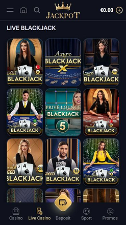 Jack-Pot Casino Mobile Croupier en direct