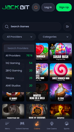 Jackbit Casino Game Developers Mobile