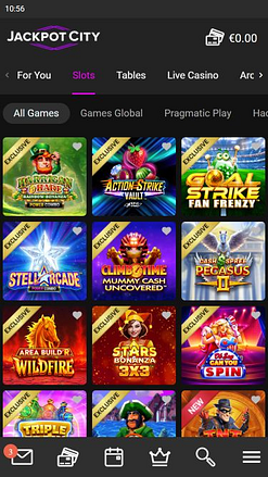 Мобильные игры казино Jackpot City