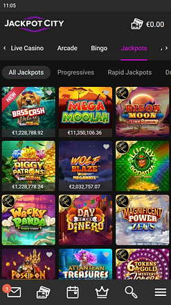 Мобильный джекпот Jackpot City Casino