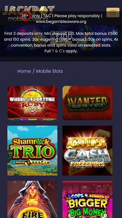 Jackpot Mobile Casino Games Mobile