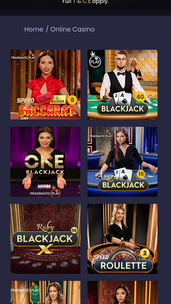Jackpot Mobile Casino Live Dealer Mobile