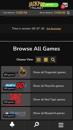 Jackpot Village Casino Spielentwickler Mobil