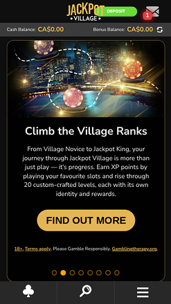 Jackpot Village Casino Homepage Mobil