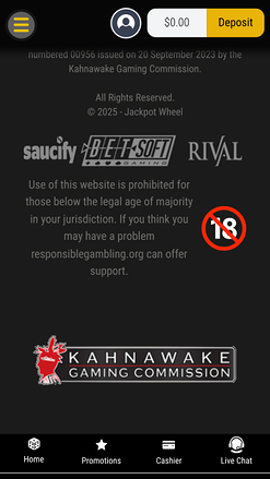 Jackpot Wheel Casino Game Developers Desktop