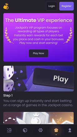 Jackpot.bet Casino-Aktionen für Mobilgeräte