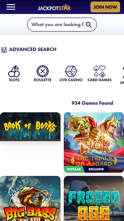 Jackpotstar Games Mobile