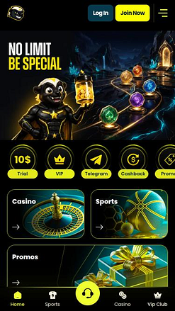 Jasino Casino mobile Homepage