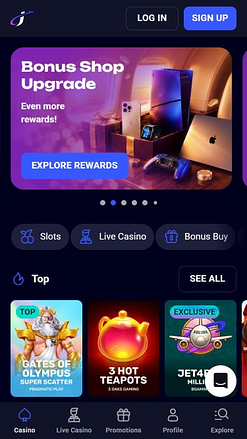 Мобильная версия казино Jet4bet