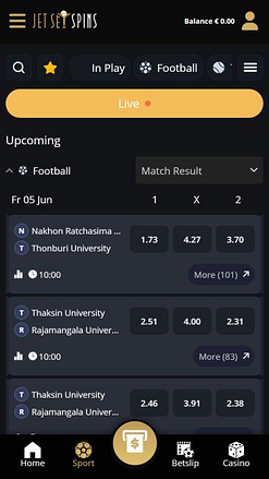 JetSetSpins Casino Sports Mobiles