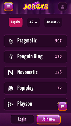 Sviluppatori di giochi da casinò Joker8 per dispositivi mobili