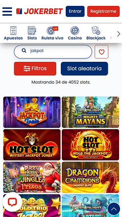 Jackpot mobile du casino Jokerbet