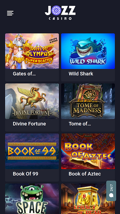 Jeux mobiles de Jozz Casino