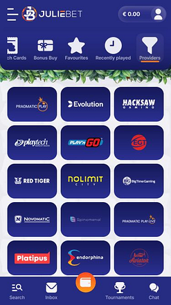 Développeurs de jeux mobiles de casino Juliebet