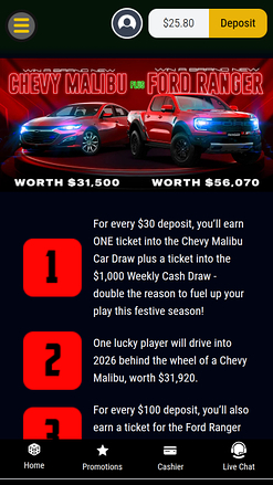 Jumba Bet Casino Mobile Win a Car
