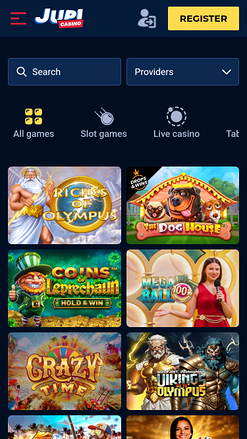 Jeux mobiles de Jupi Casino