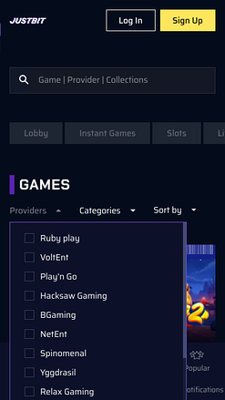 JustBit Casino Mobile Game Developers