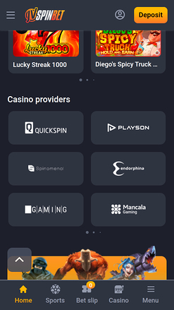 Desarrolladores de juegos móviles del casino JVSPINBET