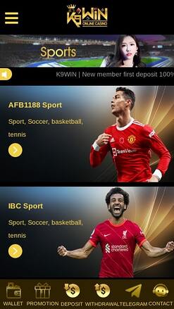 Sports du Casino K9Win Mobile