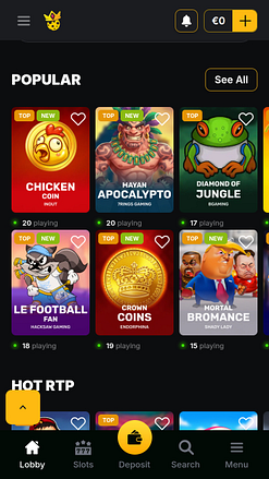 Kaasino Casino Mobile Games