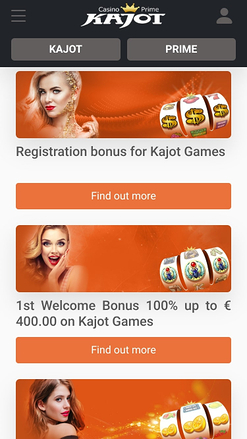 Promotions du Casino Kajot Mobile