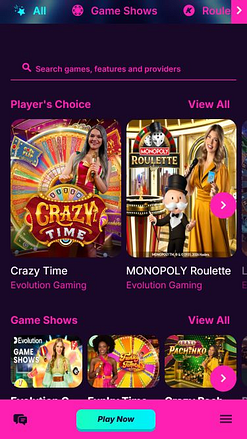 Casino móvil Kanuuna con crupier en vivo