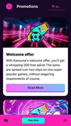 Promociones móviles de Canine Casino