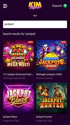 Bote de Kim Casino Móvil