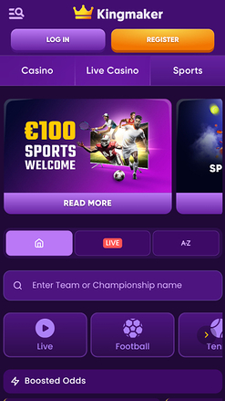 Kingmaker Casino Mobile Sports