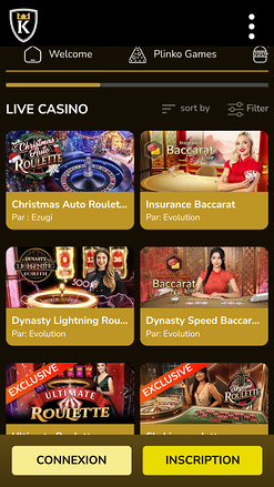 Kings Chance Casino Mobile Live Dealer