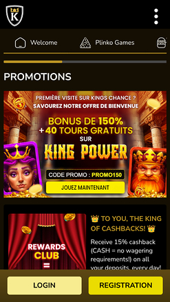 Kings Chance Casino Mobile-Aktionen