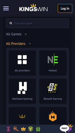 Développeurs du jeu mobile KingsWin Casino