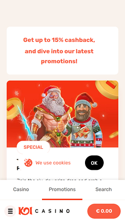 Koi Casino Mobile-Aktionen