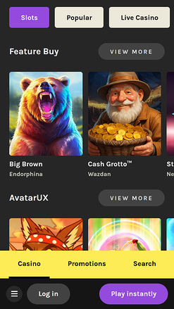 Giochi per dispositivi mobili di Crown Casino