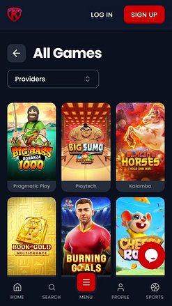 Jeux mobiles du casino Kryptosino