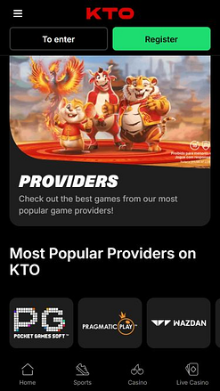 Разработчики мобильных игр для казино KTO