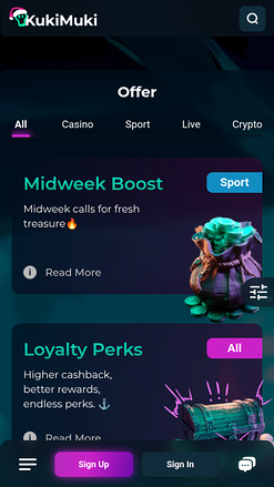 Promociones del Casino KukiMuki