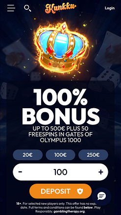 King Casino Desktop-Startseite