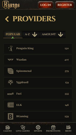 Sviluppatori di giochi per dispositivi mobili Kyngs Casino