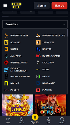 Développeurs de jeux mobiles du casino Lamabet