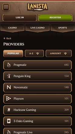 Développeurs du jeu mobile Lanista Casino